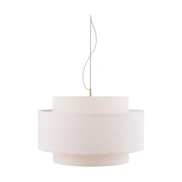 Noah pendant Ø70 cm - Bouclé white - Globen Lighting