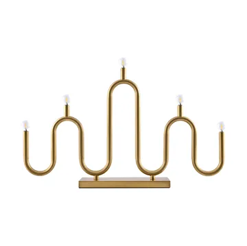 Noel 5 advent candle - Brushed brass - Globen Lighting