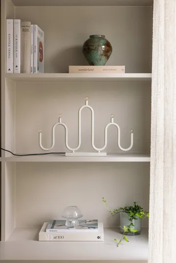 Noel 5 advent candle - Ivory-white - Globen Lighting