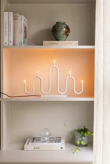 Noel 5 advent candle - Ivory-white - Globen Lighting