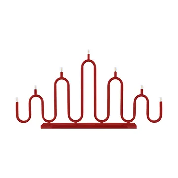 Noel 7 advent candle - Red - Globen Lighting