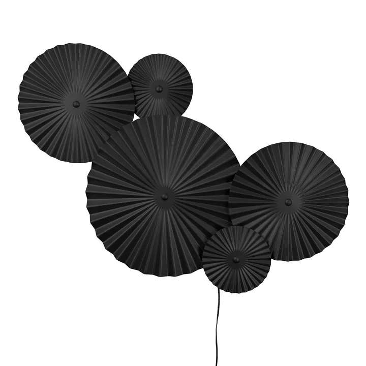 Omega wall lamp - black - Globen Lighting
