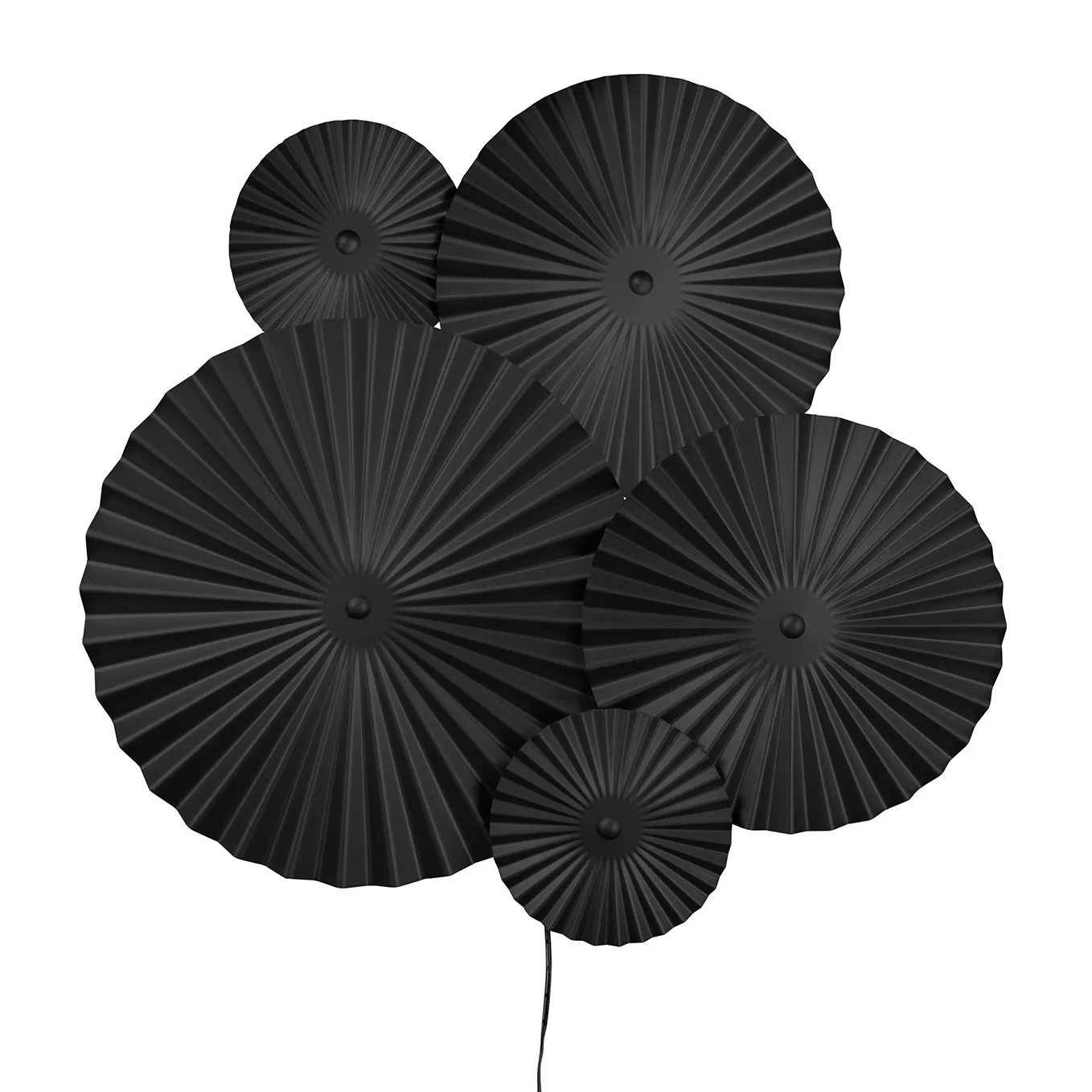 Omega wall lamp, black Globen Lighting