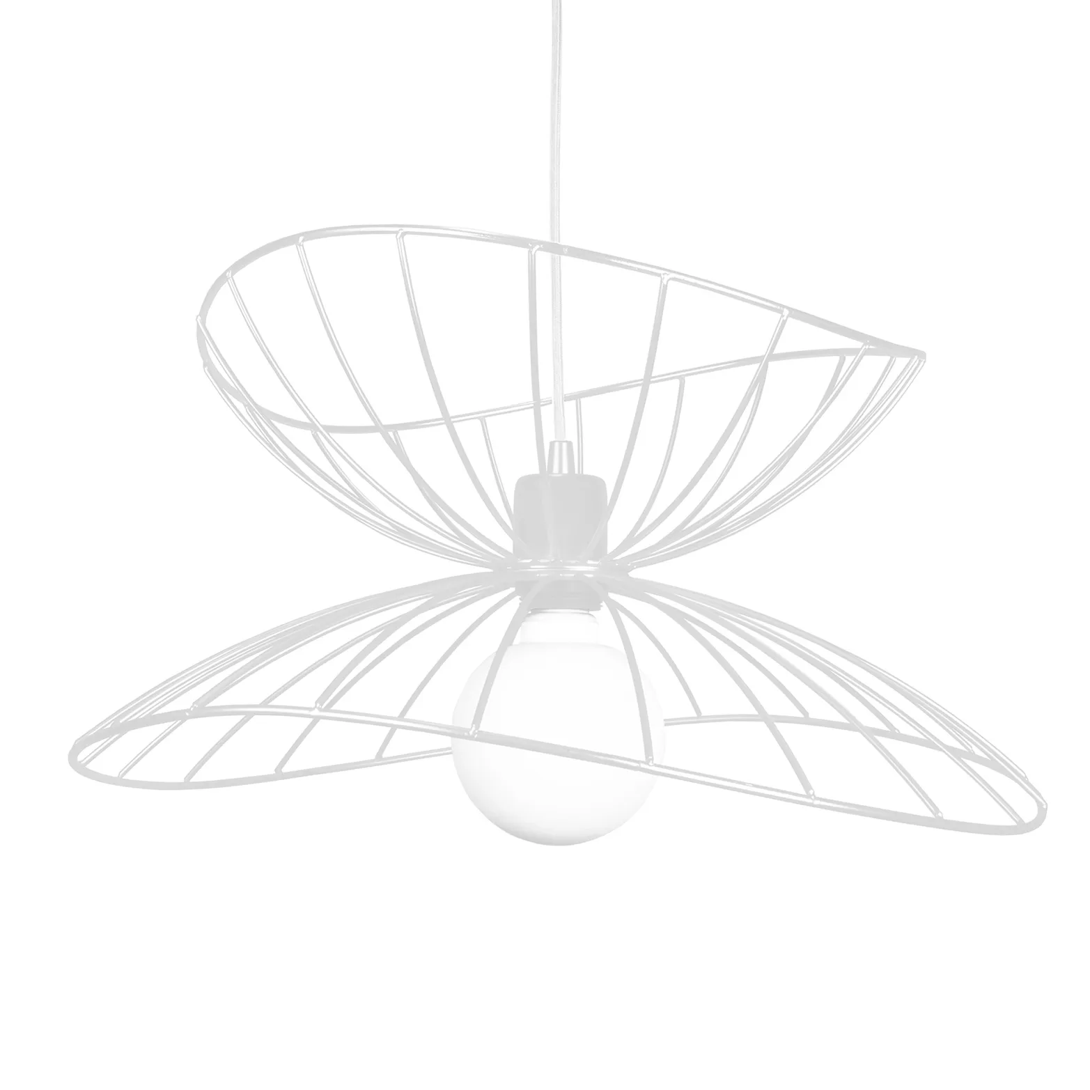 Ray ceiling lamp Ø 45 cm, white Globen Lighting
