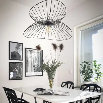 Ray ceiling lamp Ø70 cm - black - Globen Lighting