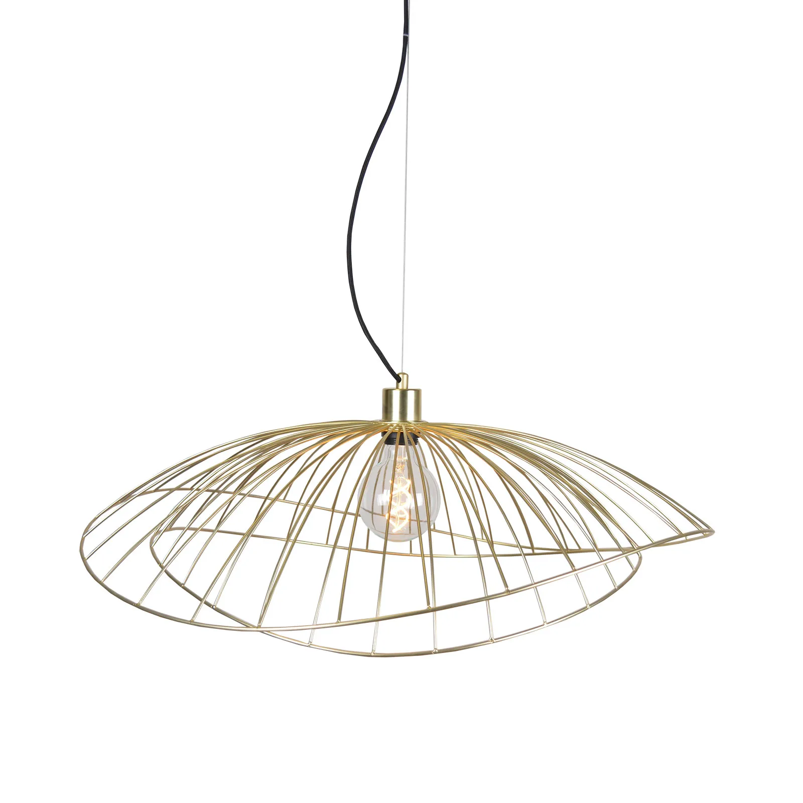 Ray ceiling lamp Ø70 cm, brass Globen Lighting