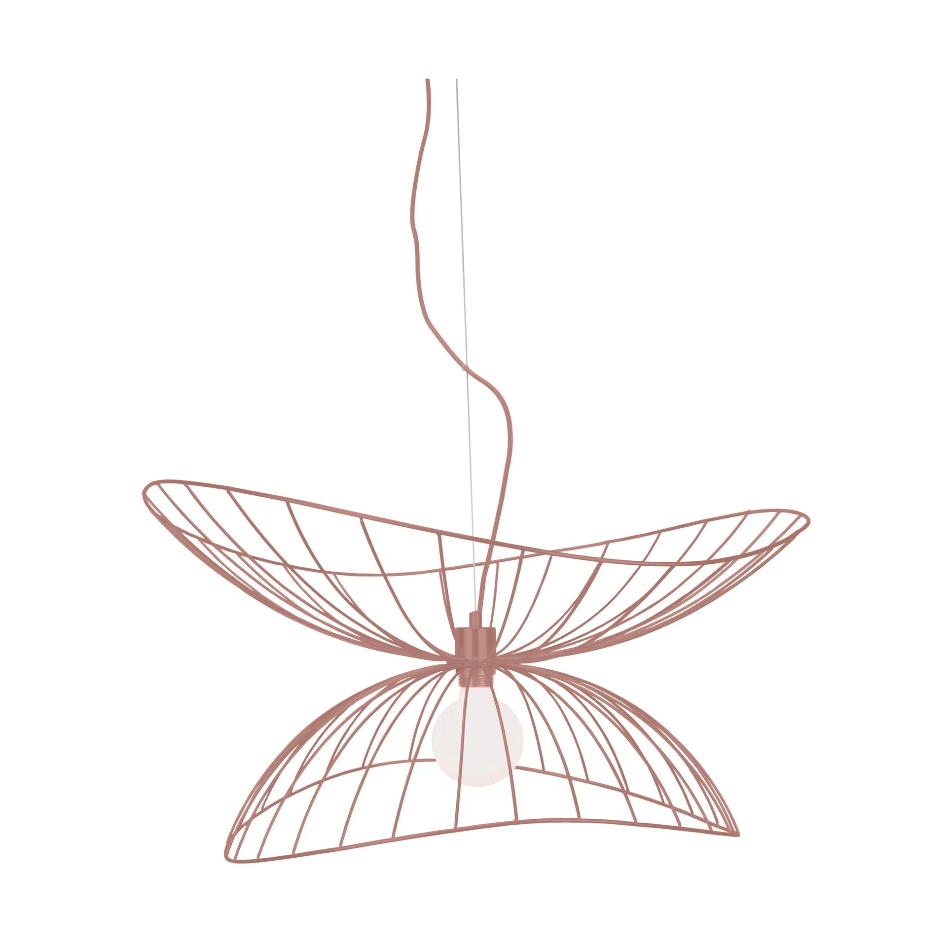 Ray ceiling lamp Ø70 cm, Dusty pink Globen Lighting