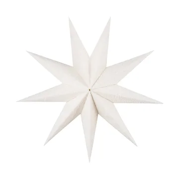 Stella Bouclé 60 Christmas star - White - Globen Lighting