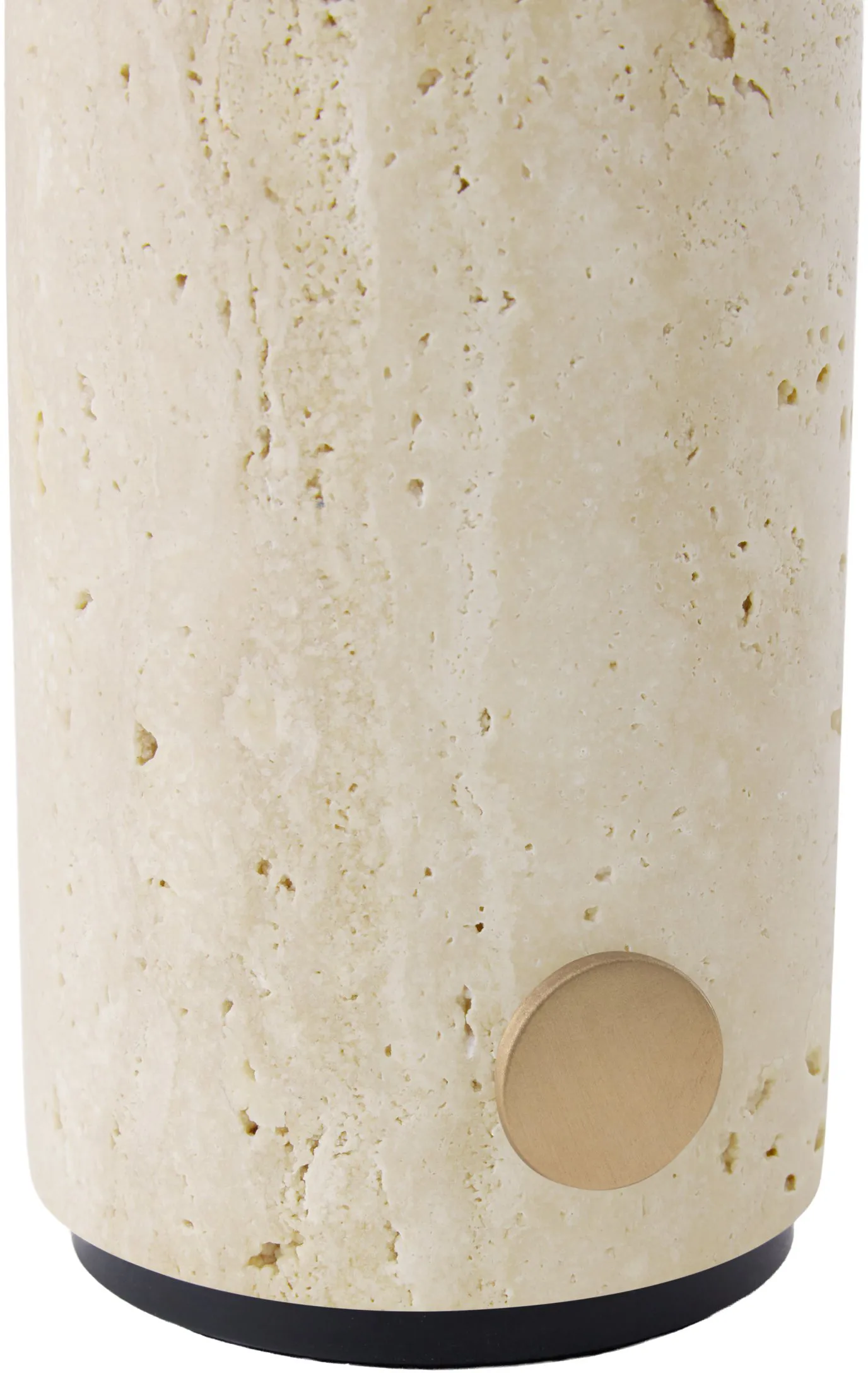 Torrano portable table lamp, Beige travertine Globen Lighting
