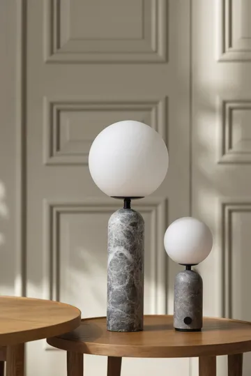 Torrano portable table lamp - Gray marble - Globen Lighting