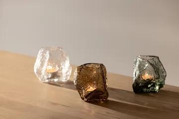 Valerie 12 tealight holders - Clear - Globen Lighting