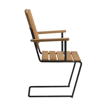 A2 armchair - Oiled oak-black - Grythyttan Stålmöbler