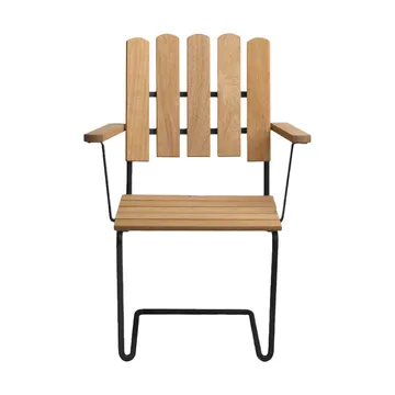 A2 armchair - Oiled oak-black - Grythyttan Stålmöbler