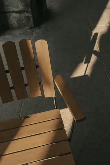 A2 armchair - Oiled pine-green - Grythyttan Stålmöbler