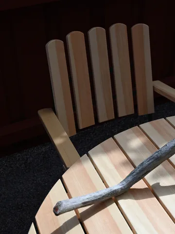 A2 armchair - Oiled pine-green - Grythyttan Stålmöbler