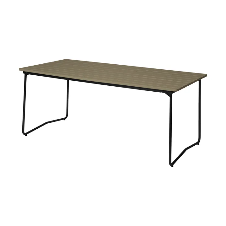 B31 dining table - Light green oak-black - Grythyttan Stålmöbler