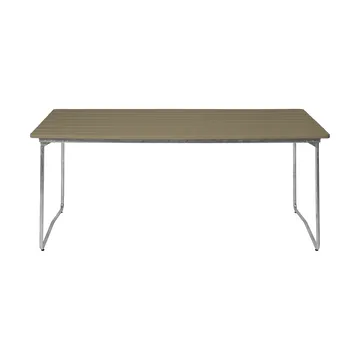 B31 dining table - Light green oak-hot galvanized - Grythyttan Stålmöbler