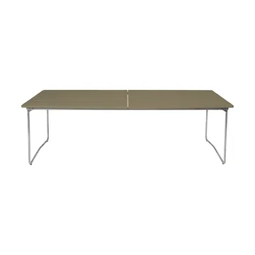 B31 dining table - Light green oak-hot galvanized - Grythyttan Stålmöbler