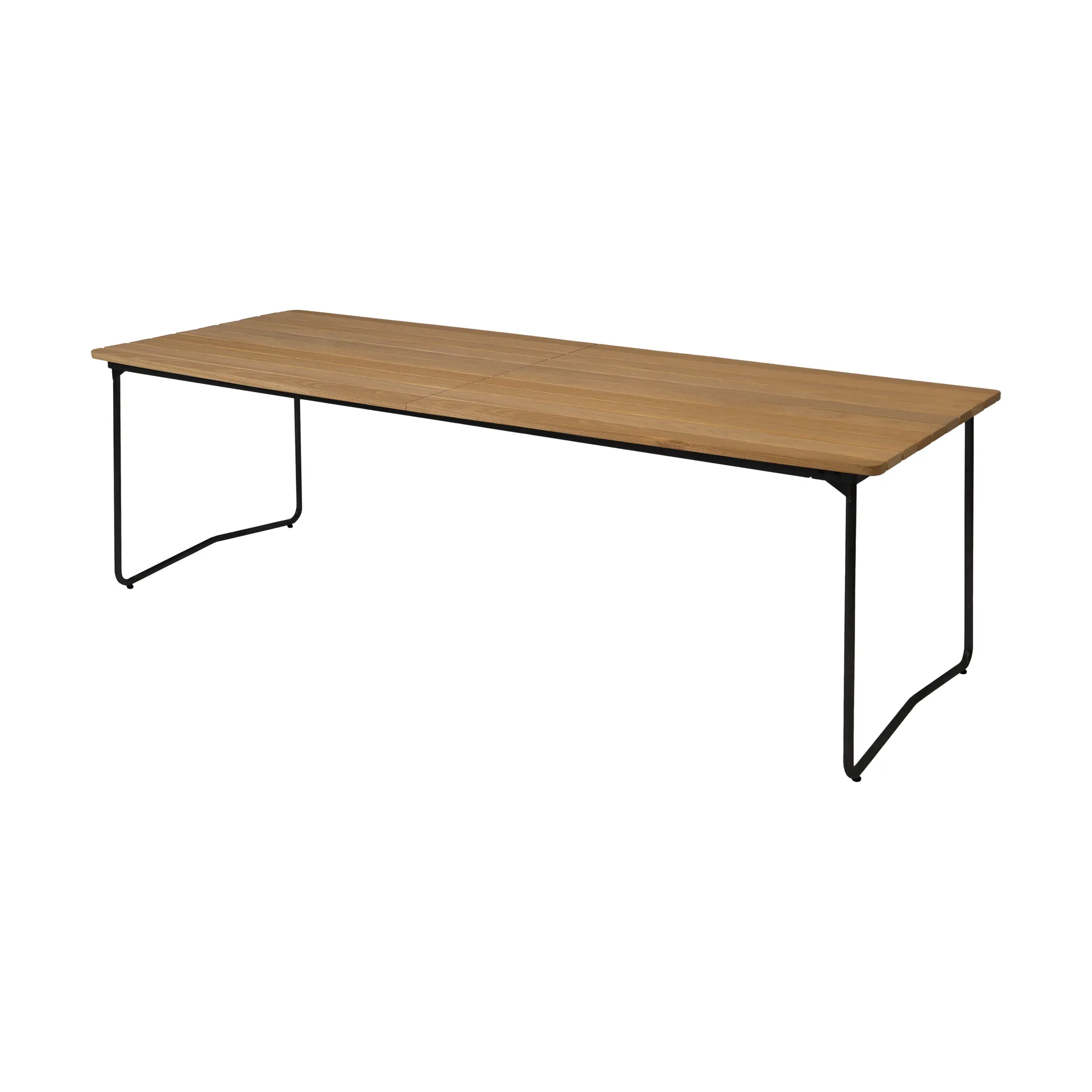 B31 dining table, Oiled oak-black Grythyttan Stålmöbler