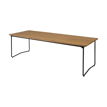 B31 dining table - Oiled oak-black - Grythyttan Stålmöbler