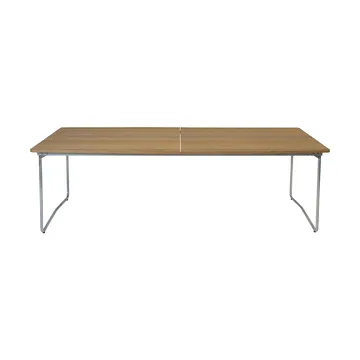 B31 dining table - Oiled oak-galvanized legs - Grythyttan Stålmöbler