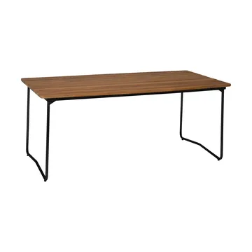B31 dining table - Untreated teak-black - Grythyttan Stålmöbler