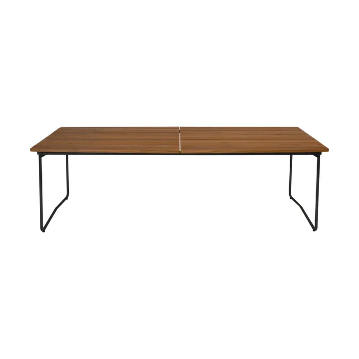 B31 dining table - Untreated teak-black - Grythyttan Stålmöbler