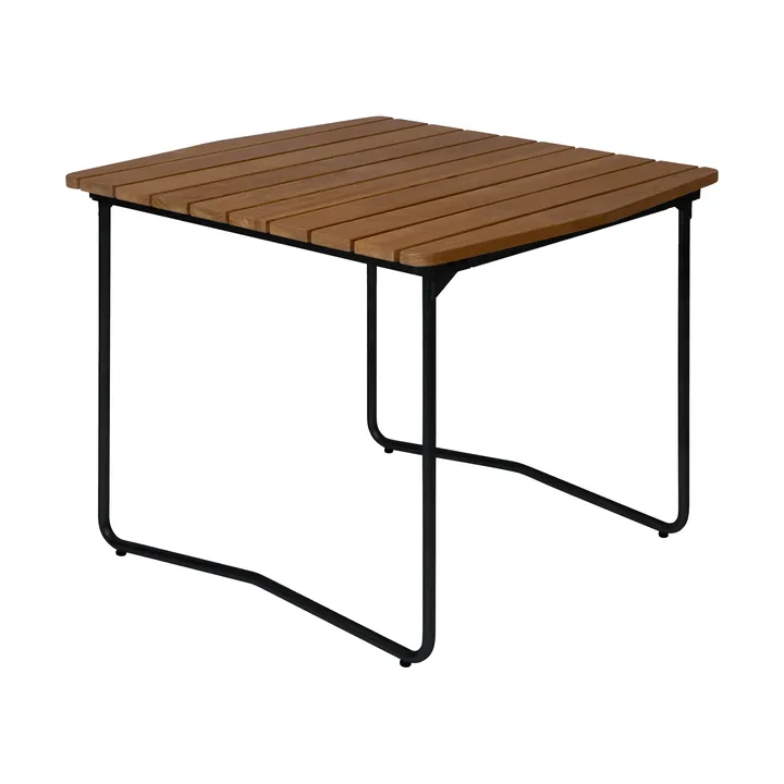 B31 dining table - Untreated teak-black - Grythyttan Stålmöbler
