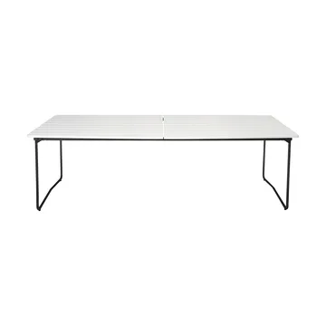B31 dining table - White lacquered oak-black - Grythyttan Stålmöbler