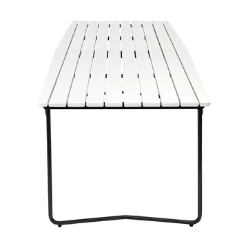 B31 dining table - White lacquered oak-black - Grythyttan Stålmöbler