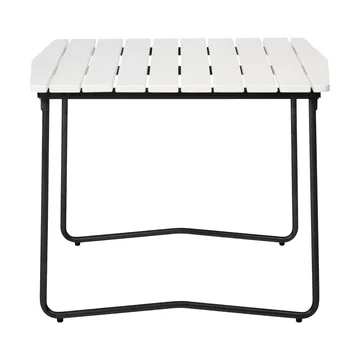 B31 dining table - White lacquered oak-black - Grythyttan Stålmöbler