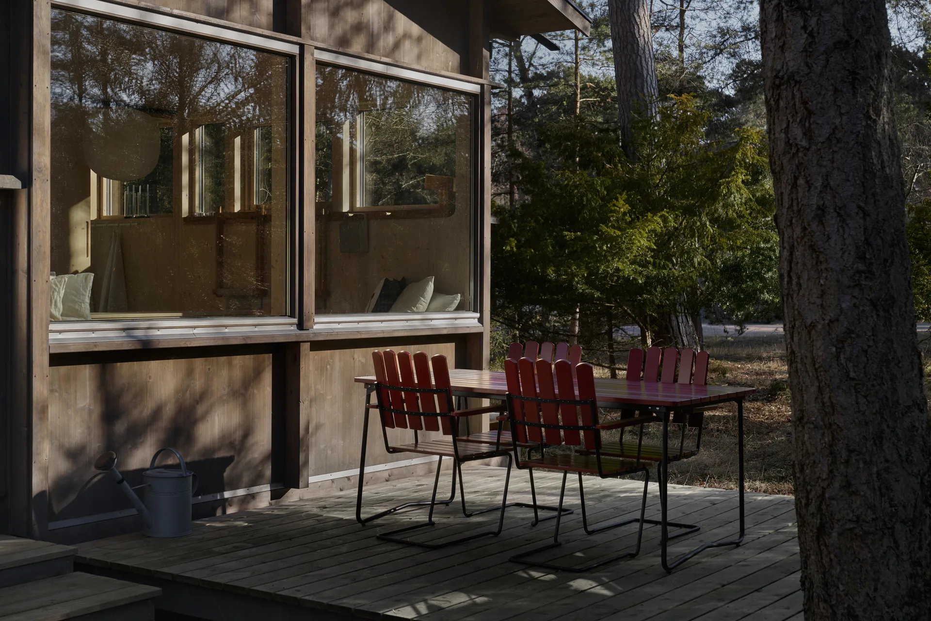 Grythyttan furniture cover, B31 dining table 230 cm + 6 chairs Grythyttan Stålmöbler