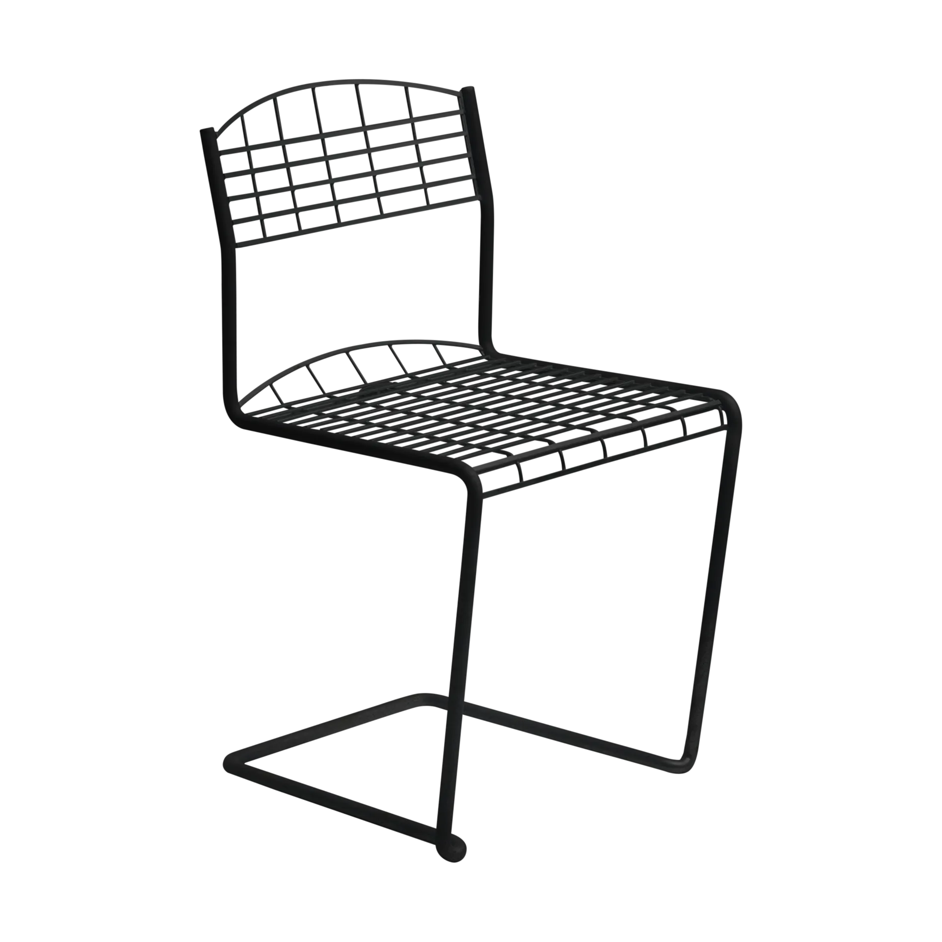 High Tech chair, Black Grythyttan Stålmöbler
