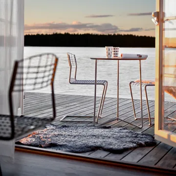 High Tech dining set - Ø60 cm - Grythyttan Stålmöbler