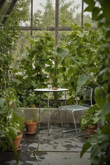 High Tech dining set - Ø60 cm - Grythyttan Stålmöbler