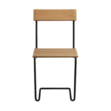 Stol 1 chair - Oiled oak-black - Grythyttan Stålmöbler