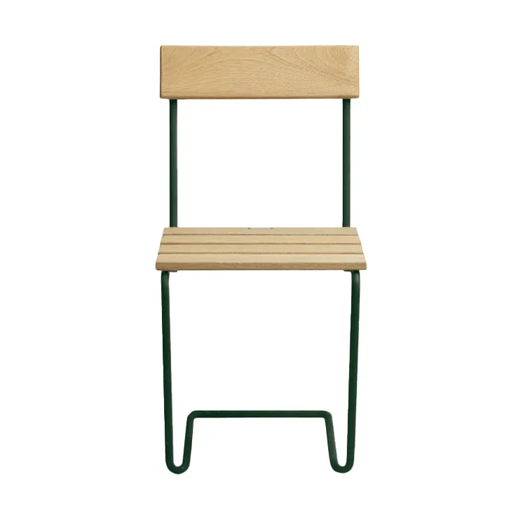 Stol 1 chair, Oiled pine-green Grythyttan Stålmöbler