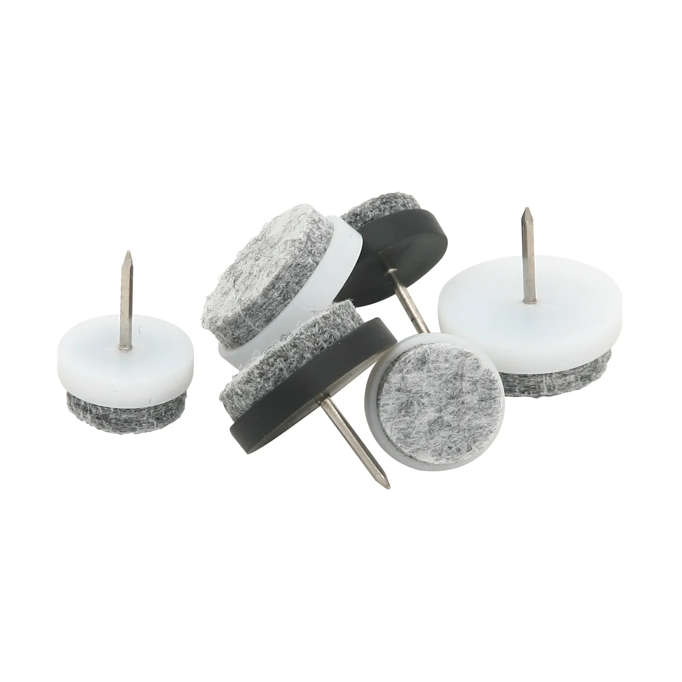 Guardian furniture pad with nail Ø17 mm 8-pack, Black Guardian