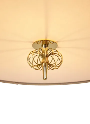 1967 ceiling lamp - Canvas-brass - GUBI