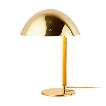 9209 table lamp - Brass-rattan - GUBI