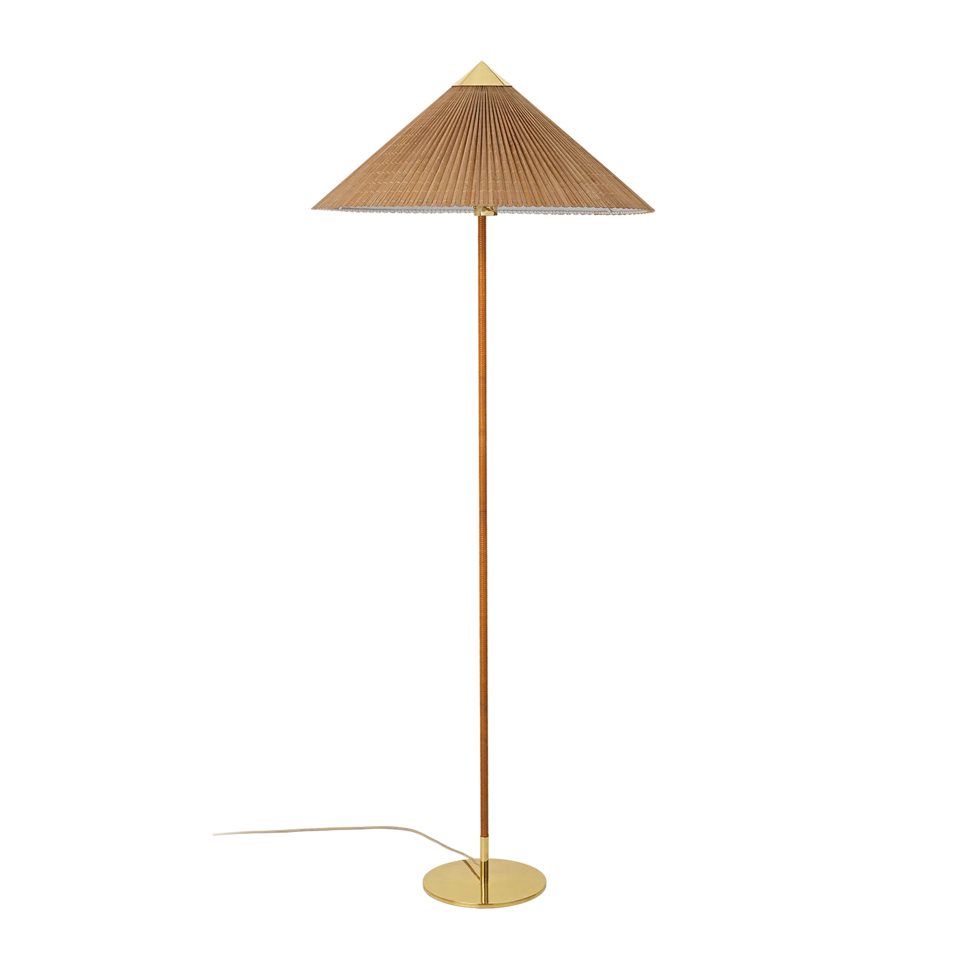 9602 floor lamp, Bambu-brass GUBI