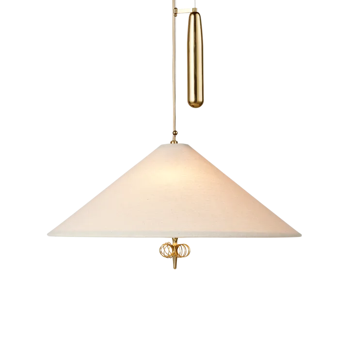 A1967 ceiling lamp - Canvas-brass - GUBI
