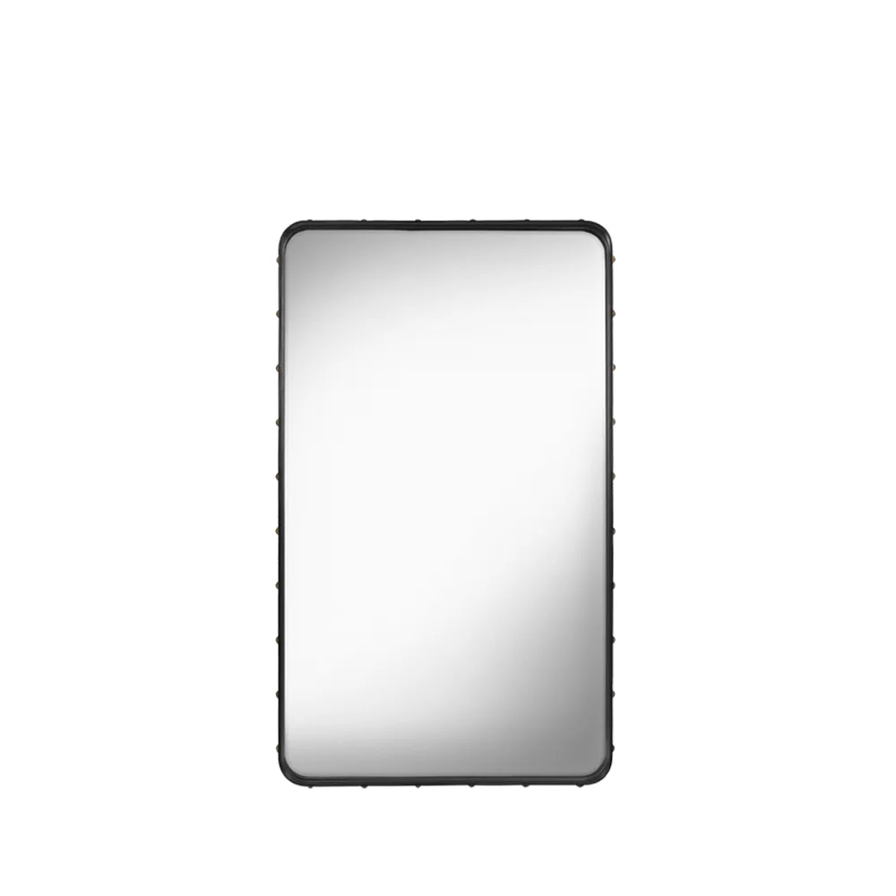 Adnet rectangular mirror, Black, medium GUBI