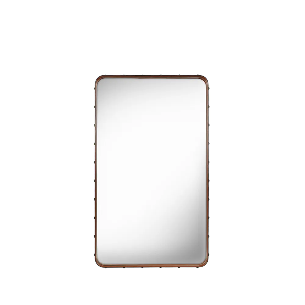 Adnet rectangular mirror, Brown, medium GUBI