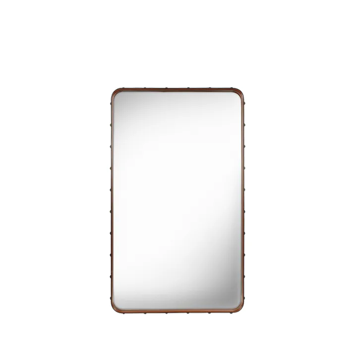 Adnet rectangular mirror - Brown, medium - GUBI