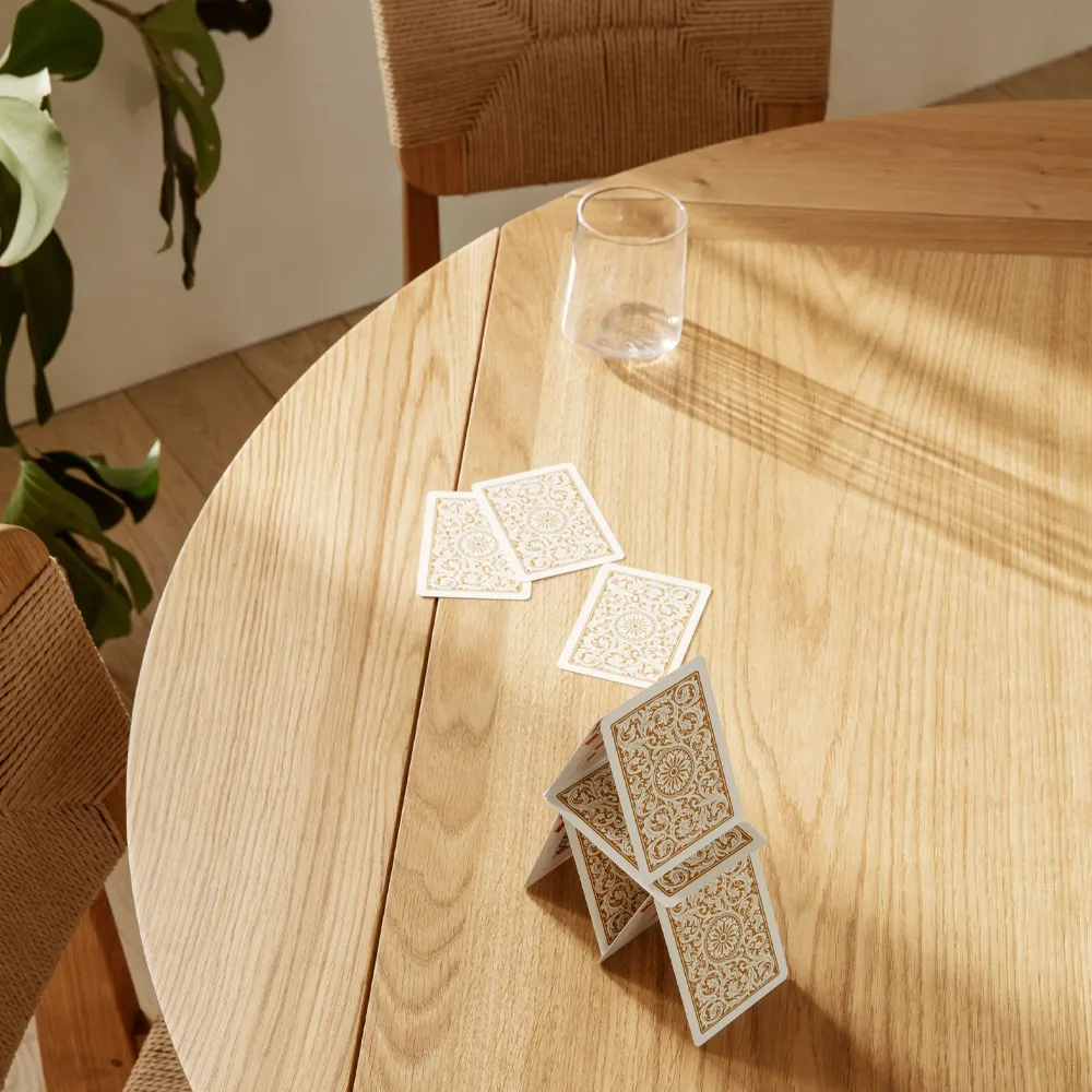 B-Table dining table, American walnut GUBI