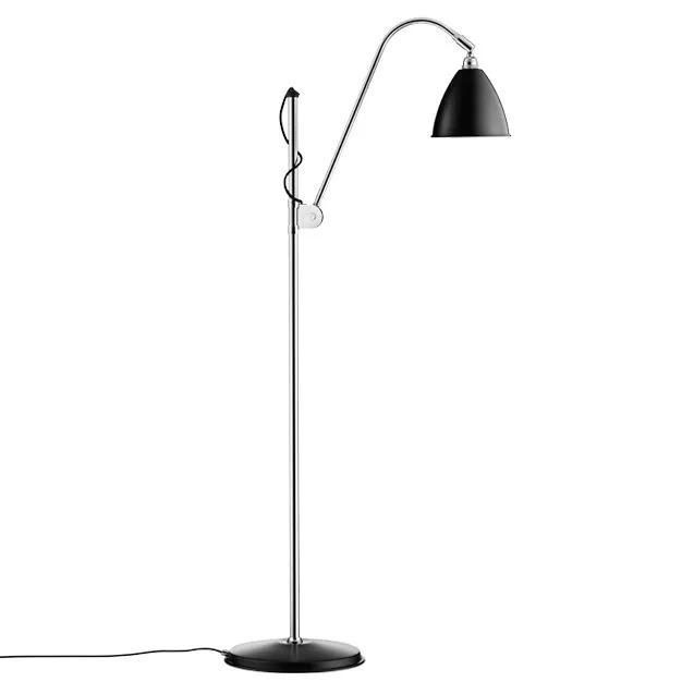Bestlite BL3S floor lamp, black-chrome GUBI