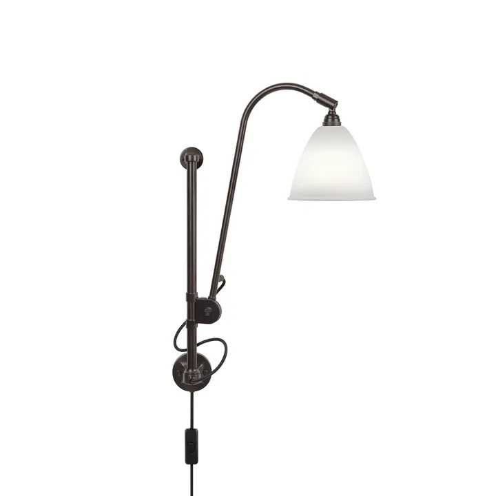 Bestlite BL5 wall lamp - Bone china-black - GUBI