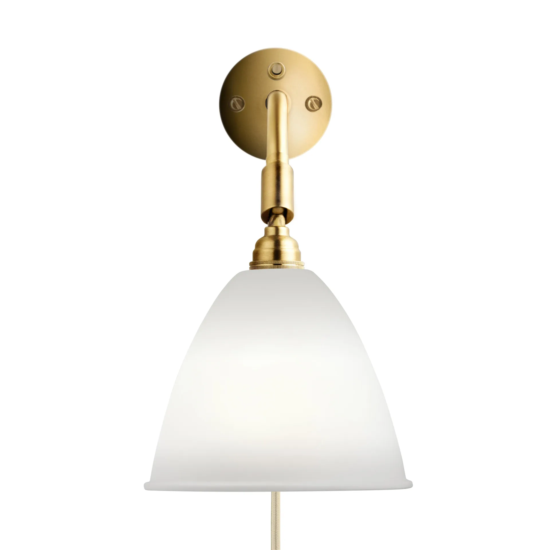 Bestlite BL7 wall lamp, bone china-brass GUBI