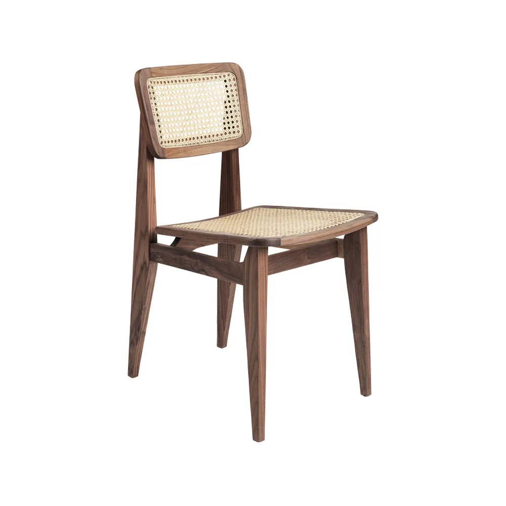 C-Chair chair, American walnut, rattan GUBI